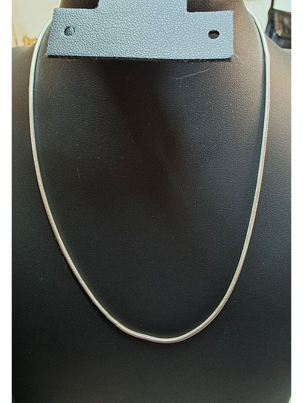 925 Sterling Silver Snake Chain Necklace - 16 Inch - 7g